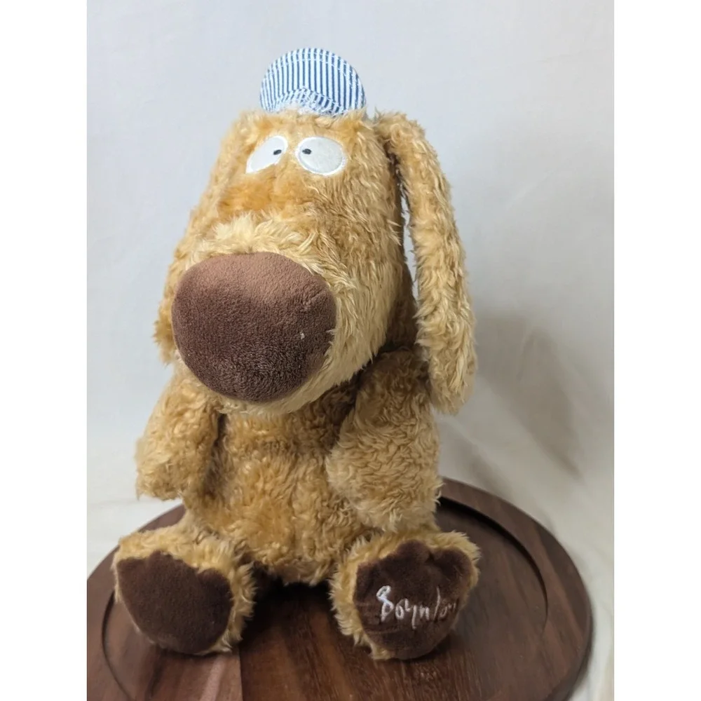 Sandra Boynton Brown Snuggle Dog Train Conductor Plush Stuffed Toy 12 Inch Kohls